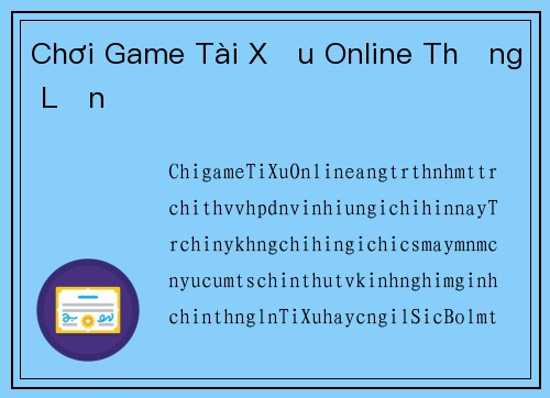 Chơi Game Tài Xỉu Online Thắng Lớn