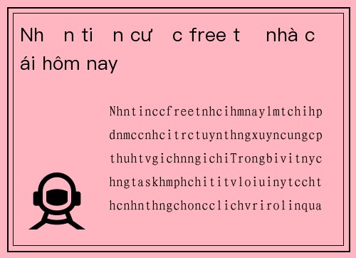 Nhận tiền cược free từ nhà cái hôm nay